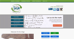 Desktop Screenshot of itsasign.net